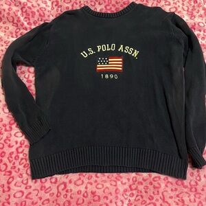 U.S. Polo Assn. Navy Crewneck Sweater